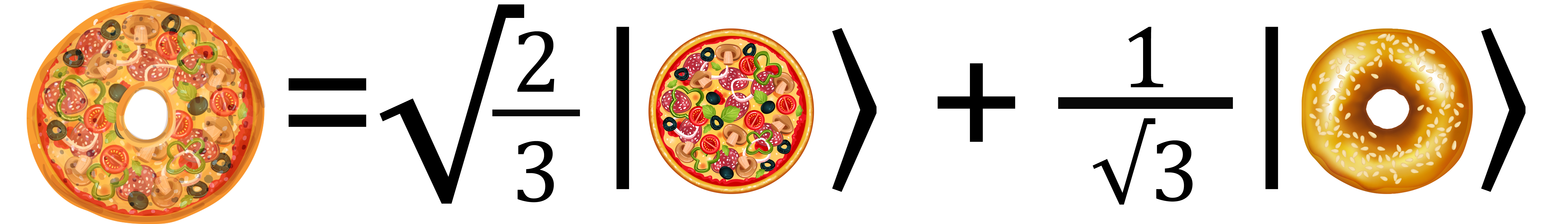 Pizza Bagel's Paradox Example (Pizza or Donut?) in a Quantum Superposition of States #3