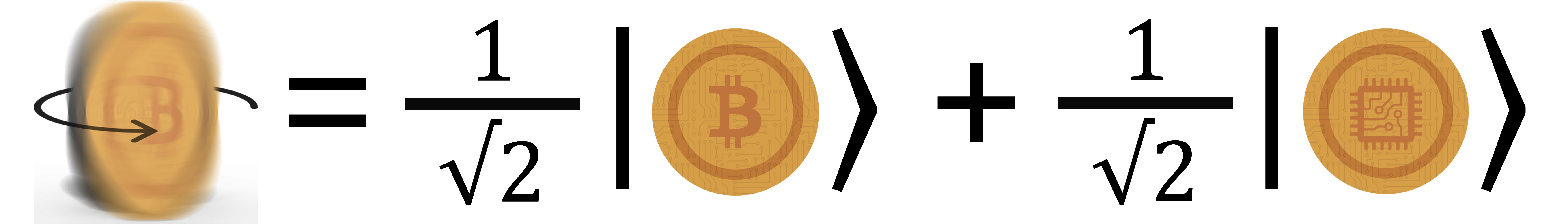 Flipping/Spinning a Coin (Bitcoin) Experiment in a Quantum Superposition of States #2